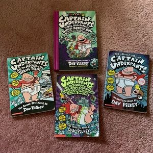 Bundle of 4 Captain Underpants Books